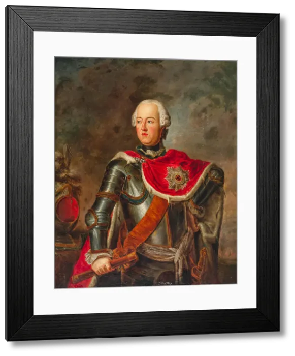 Framed Print : Portrait of Prince Augustus William of Prussia (1722-1758), First half of the 18th cent.. Creator: Pesne, Antoine, School (1683-1757) Framed Print : Portrait of Prince Augustus William of Prussia (1722-1758), First half of the 18th cent.. Creator: Pesne, Antoine, School (1683-1757)