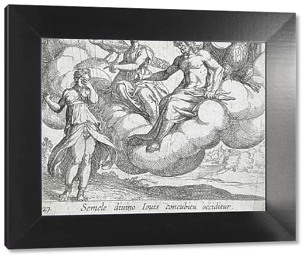 Semele's Wish, published 1606. Creators: Antonio Tempesta, Wilhelm Janson