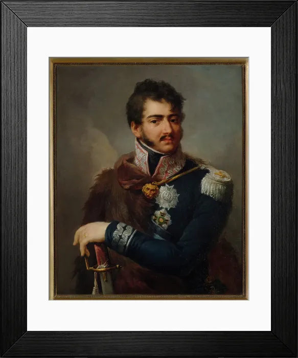 Framed Print : Portrait of Prince Józef Antoni Poniatowski (1763-1813), after 1810. Creator: Grassi, Józef (1757-1838) Framed Print : Portrait of Prince Józef Antoni Poniatowski (1763-1813), after 1810. Creator: Grassi, Józef (1757-1838)