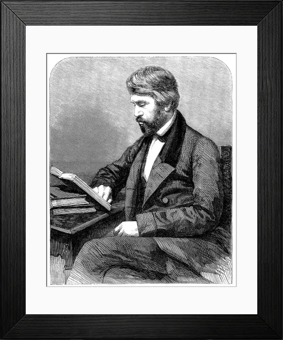 Framed Print : Mr. Thomas Carlyle - from a photograph, 1858. Creator: Unknown Framed Print : Mr. Thomas Carlyle - from a photograph, 1858. Creator: Unknown