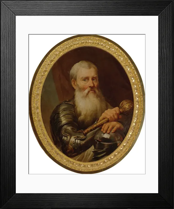 Framed Print : Portrait of Prince Krzysztof Radziwill (1585-1640), 1782-1783. Creator: Bacciarelli, Marcello (1731-1818) Framed Print : Portrait of Prince Krzysztof Radziwill (1585-1640), 1782-1783. Creator: Bacciarelli, Marcello (1731-1818)