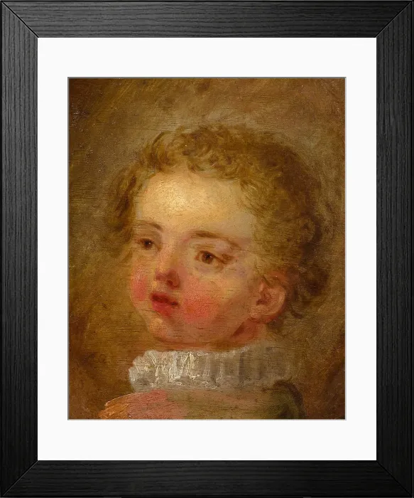 Framed Print : Portrait of Prince Octavius of Great Britain (1779-1783). Creator: Greuze, Jean-Baptiste (1725-1805) Framed Print : Portrait of Prince Octavius of Great Britain (1779-1783). Creator: Greuze, Jean-Baptiste (1725-1805)