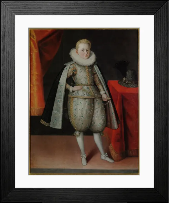 Framed Print : Portrait of Prince Wladyslaw Vasa (1595-1648), c.1605. Creator: Anonymous Framed Print : Portrait of Prince Wladyslaw Vasa (1595-1648), c.1605. Creator: Anonymous