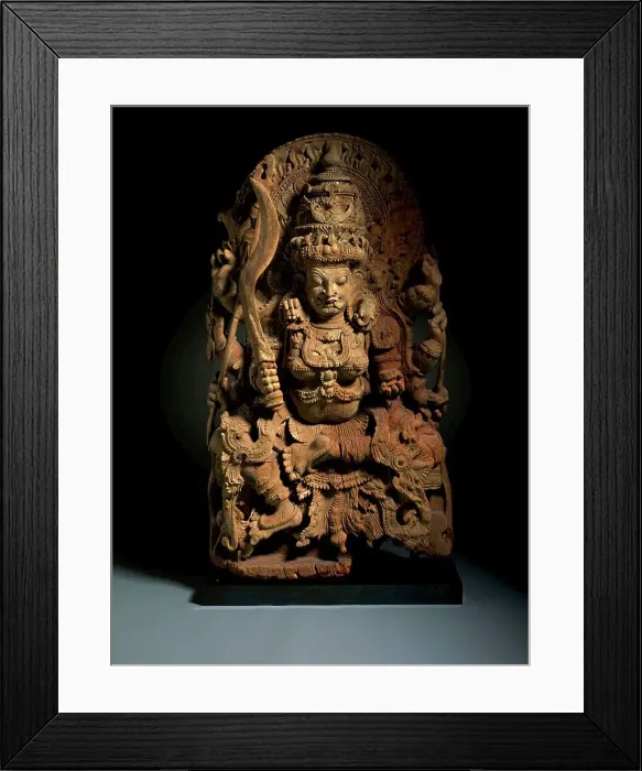 Framed Print : The Hindu Goddess Kali, c.17th century. Creator: Unknown Framed Print : The Hindu Goddess Kali, c.17th century. Creator: Unknown