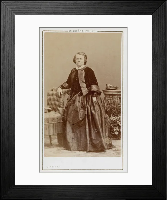 Framed Print : Portrait of Rosa Bonheur (1822-1899), c.1880. Creator: Disdéri, André Adolphe-Eugène (1819-1889) Framed Print : Portrait of Rosa Bonheur (1822-1899), c.1880. Creator: Disdéri, André Adolphe-Eugène (1819-1889)