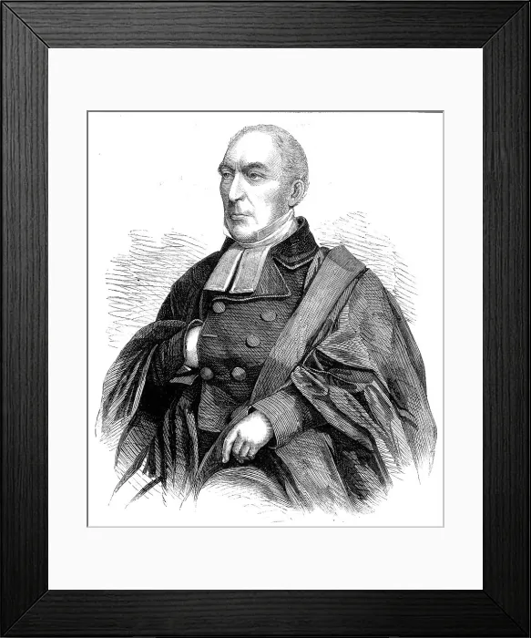 Framed Print : The late Rev. George Croly, LL.D. 1860. Creator: Unknown Framed Print : The late Rev. George Croly, LL.D. 1860. Creator: Unknown