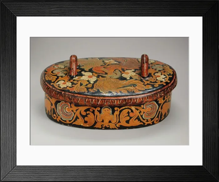 Framed Print : Covered Bowl, c.1830. Creator: Unknown Framed Print : Covered Bowl, c.1830. Creator: Unknown