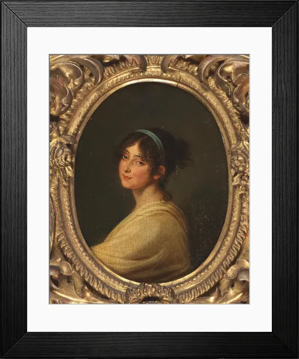 Framed Print : Portrait of Sofia Ivanovna Ladomirskaya (1776-1803). Creator: Guttenbrunn, Ludwig (1750-1819) Framed Print : Portrait of Sofia Ivanovna Ladomirskaya (1776-1803). Creator: Guttenbrunn, Ludwig (1750-1819)