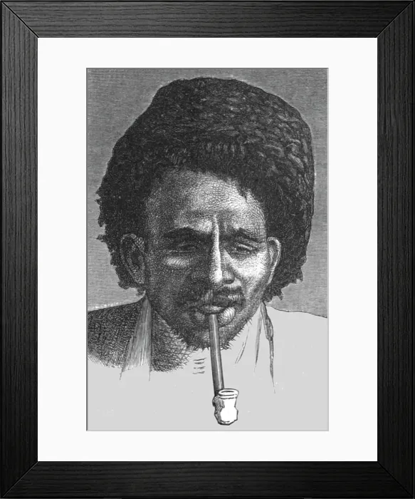 Framed Print : Gipsy of the Caucasus; The Caucasus, 1875. Creator: Unknown Framed Print : Gipsy of the Caucasus; The Caucasus, 1875. Creator: Unknown