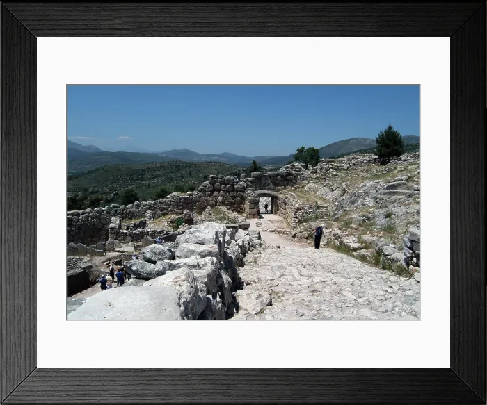 Framed Print : Mycenae, Greece, 2003. Creator: Ethel Davies Framed Print : Mycenae, Greece, 2003. Creator: Ethel Davies