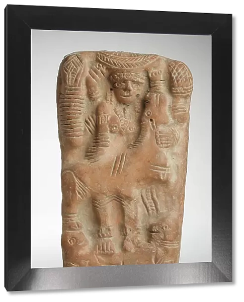 Durga Slaying the Buffalo Demon, c.2nd century. Creator: Unknown