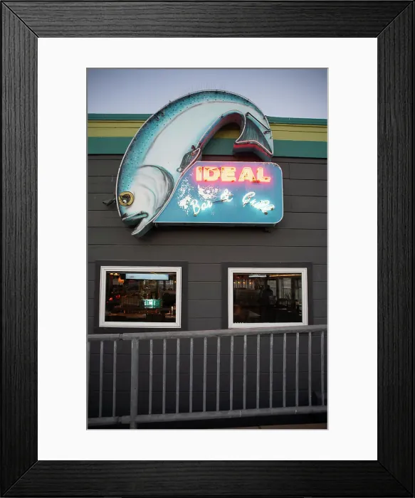 Framed Print : Wharf, Santa Cruz, California, USA, 2022. Creator: Ethel Davies Framed Print : Wharf, Santa Cruz, California, USA, 2022. Creator: Ethel Davies