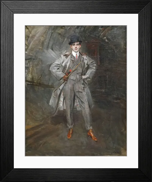 Framed Print : Portrait of the Caricaturist Georges Goursat (1863-1934), Pseudonym Sem, 1902. Creator: Boldini, Giovanni (1842-1931). Portrait of the Caricaturist Georges Goursat (1863-1934), Pseudonym Sem, 1902 Framed Print : Portrait of the Caricaturist Georges Goursat (1863-1934), Pseudonym Sem, 1902. Creator: Boldini, Giovanni (1842-1931). Portrait of the Caricaturist Georges Goursat (1863-1934), Pseudonym Sem, 1902