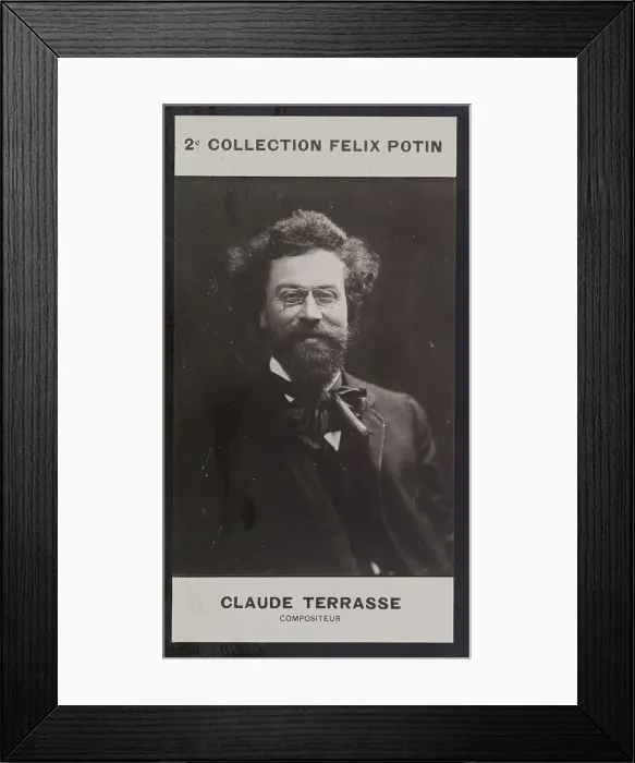 Framed Print : Portrait of the Composer Claude Terrasse (1867-1923), c.1900-1910. Creator: Anonymous Framed Print : Portrait of the Composer Claude Terrasse (1867-1923), c.1900-1910. Creator: Anonymous