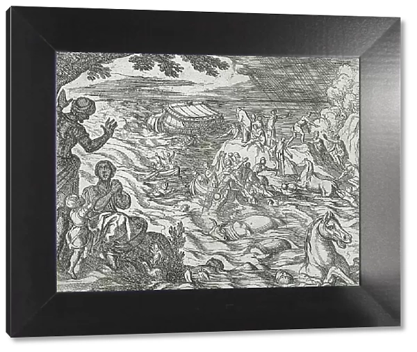 The Flood, published 1606. Creators: Antonio Tempesta, Wilhelm Janson