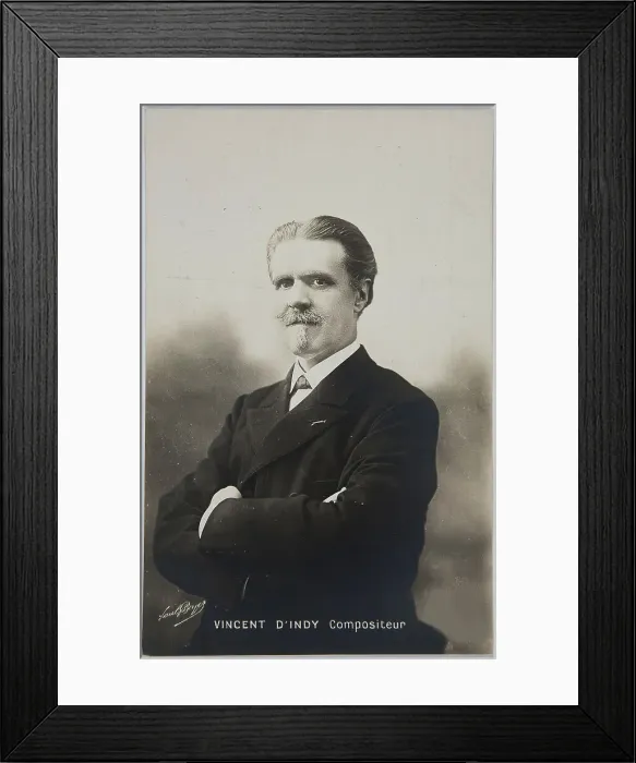 Framed Print : Portrait of the composer Vincent d'Indy (1851-1931), ca 1904-1906. Creator: Boyer, Paul (1861-1908) Framed Print : Portrait of the composer Vincent d'Indy (1851-1931), ca 1904-1906. Creator: Boyer, Paul (1861-1908)