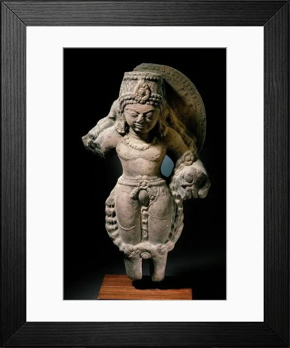 Framed Print : The Hindu God Vishnu, c.7th-8th century. Creator: Unknown Framed Print : The Hindu God Vishnu, c.7th-8th century. Creator: Unknown