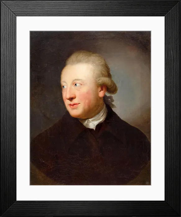 Framed Print : Portrait of the naturalist Johann Reinhold Forster (1729-1798). Creator: Graff, Anton (1736-1813) Framed Print : Portrait of the naturalist Johann Reinhold Forster (1729-1798). Creator: Graff, Anton (1736-1813)