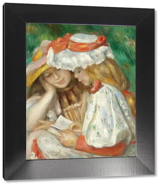 Two Girls Reading, between c1890 and c1891. Creator: Pierre-Auguste Renoir