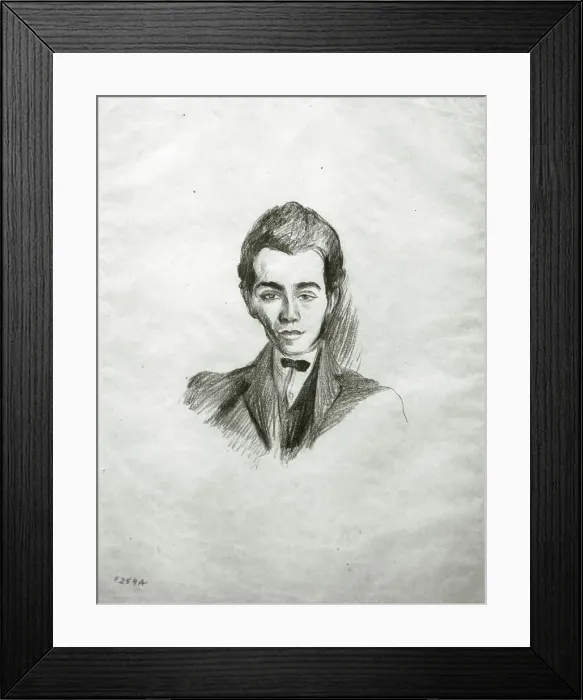 Framed Print : Portrait of the poet Louis Aragon (1897-1982), 1922. Creator: Delaunay, Robert (1885-1941) Framed Print : Portrait of the poet Louis Aragon (1897-1982), 1922. Creator: Delaunay, Robert (1885-1941)