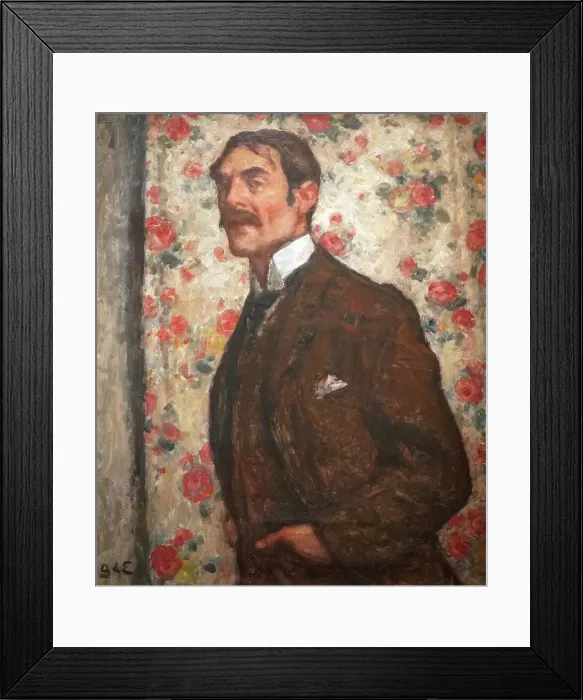 Framed Print : Portrait of the poet Paul Valéry (1871-1945), c.1910. Creator: Espagnat, Georges, de (1870-1950) Framed Print : Portrait of the poet Paul Valéry (1871-1945), c.1910. Creator: Espagnat, Georges, de (1870-1950)