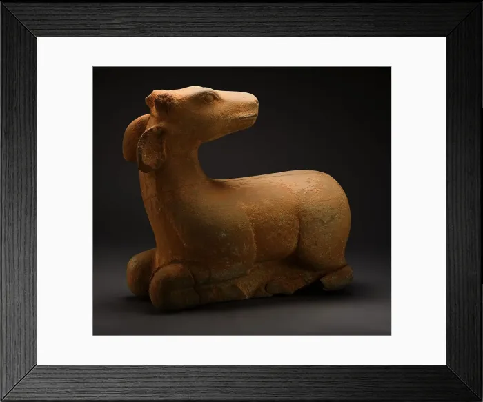 Framed Print : Deer, c.8th century. Creator: Unknown Framed Print : Deer, c.8th century. Creator: Unknown