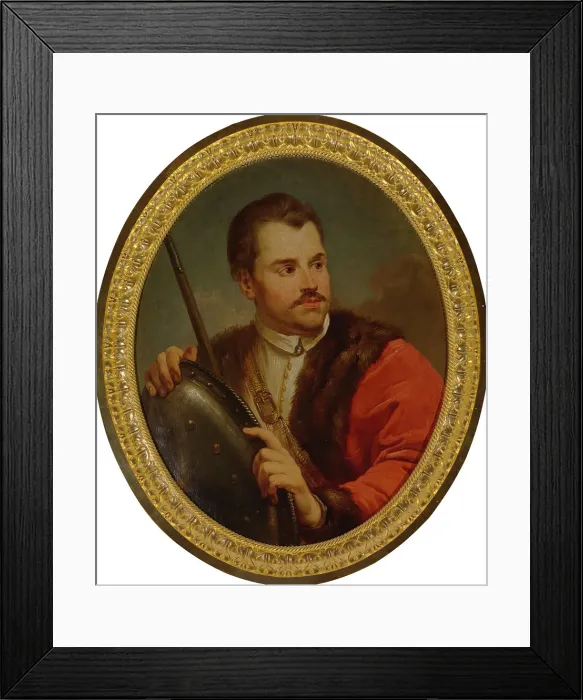 Framed Print : Portrait of the Prince Roman Sanguszko (1537-1571), 1768-1771. Creator: Bacciarelli, Marcello (1731-1818) Framed Print : Portrait of the Prince Roman Sanguszko (1537-1571), 1768-1771. Creator: Bacciarelli, Marcello (1731-1818)