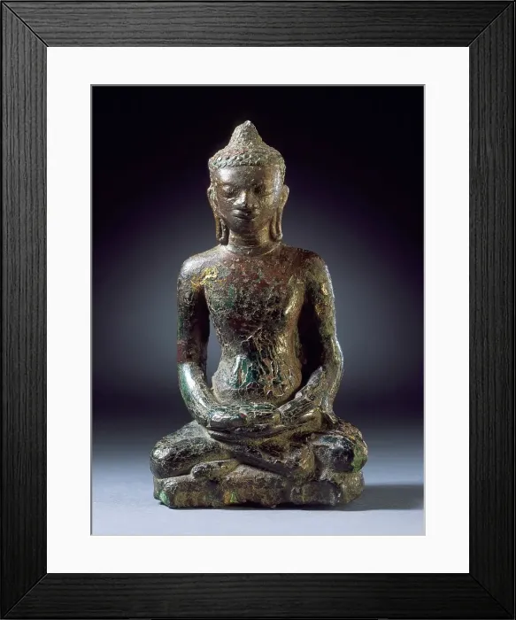 Framed Print : Buddha Shakyamuni, c.8th-9th century. Creator: Unknown Framed Print : Buddha Shakyamuni, c.8th-9th century. Creator: Unknown