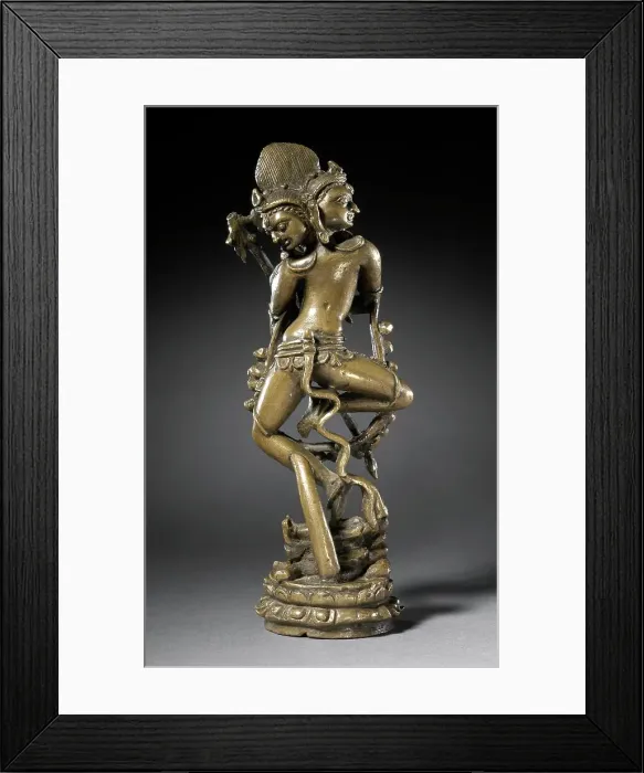Framed Print : The Buddhist Deity Hevajra (image 2 of 2), c.late 11th-early 12th century. Creator: Unknown Framed Print : The Buddhist Deity Hevajra (image 2 of 2), c.late 11th-early 12th century. Creator: Unknown