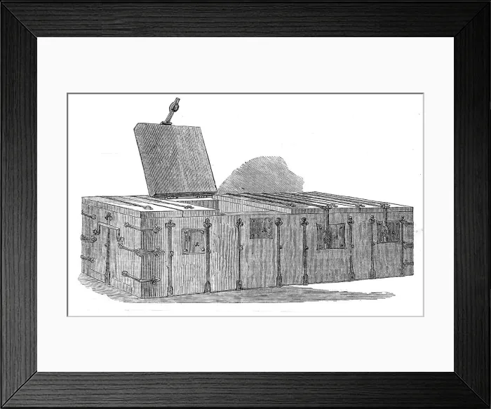 Framed Print : Ancient cist, found in Westminster Abbey, 1860. Creator: Unknown. Ancient cist, found in Westminster Abbey, 1860. Creator: Unknown Framed Print : Ancient cist, found in Westminster Abbey, 1860. Creator: Unknown. Ancient cist, found in Westminster Abbey, 1860. Creator: Unknown