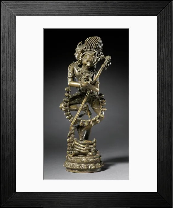 Framed Print : The Buddhist Deity Hevajra (image 1 of 2), c.late 11th-early 12th century. Creator: Unknown Framed Print : The Buddhist Deity Hevajra (image 1 of 2), c.late 11th-early 12th century. Creator: Unknown