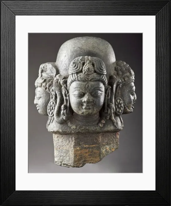 Framed Print : Shivalinga, early 10th century. Creator: Unknown Framed Print : Shivalinga, early 10th century. Creator: Unknown