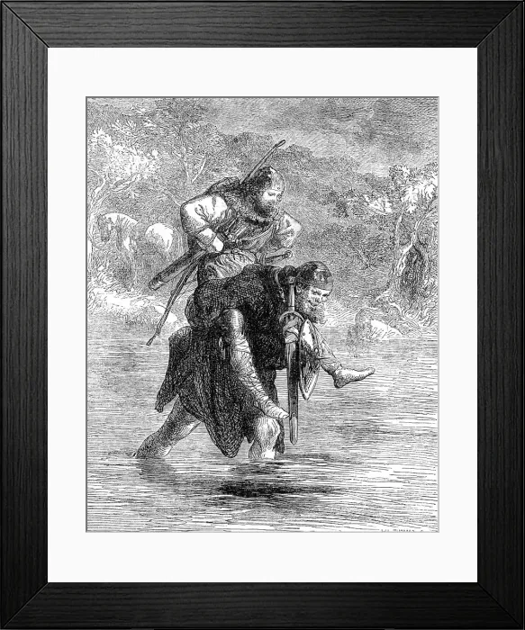 Framed Print : Robin Hood and the Curtal Friar, from The Boy's Book of Ballads, 1860. Creator: W Thomas. Robin Hood and the Curtal Friar, from The Boy's Book of Ballads, 1860. Creator: W Thomas Framed Print : Robin Hood and the Curtal Friar, from The Boy's Book of Ballads, 1860. Creator: W Thomas. Robin Hood and the Curtal Friar, from The Boy's Book of Ballads, 1860. Creator: W Thomas