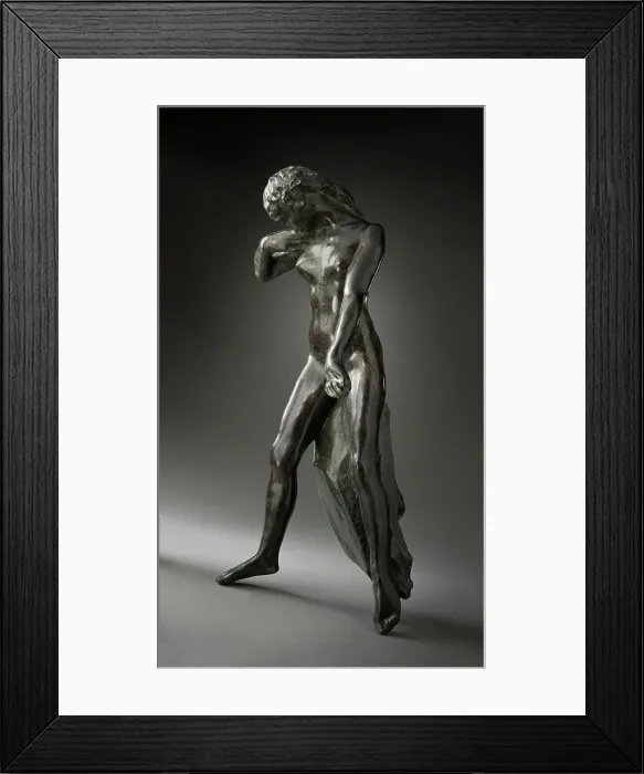 Framed Print : Standing Female Faun, This cast 1917. Creator: Auguste Rodin Framed Print : Standing Female Faun, This cast 1917. Creator: Auguste Rodin