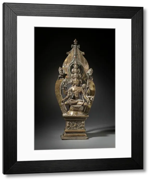 Framed Print : Eleven-Headed Avalokiteshvara (image 1 of 6), early 11th century. Creator: Unknown Framed Print : Eleven-Headed Avalokiteshvara (image 1 of 6), early 11th century. Creator: Unknown