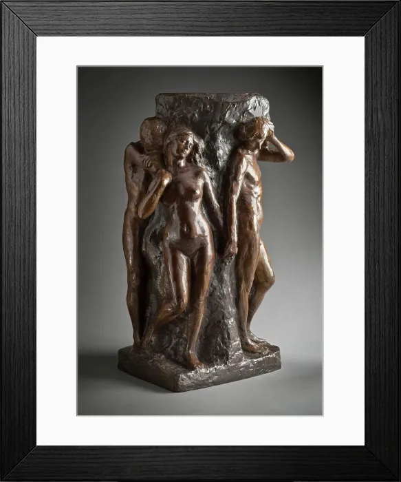 Framed Print : The Solitude of the Soul (image 1 of 3), Modeled 1901 / cast 1994. Creator: Lorado Taft Framed Print : The Solitude of the Soul (image 1 of 3), Modeled 1901 / cast 1994. Creator: Lorado Taft
