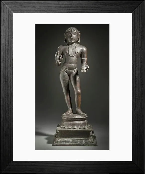 Framed Print : The Hindu Saint Manikkavacakar, early 12th century Creator: Unknown Framed Print : The Hindu Saint Manikkavacakar, early 12th century Creator: Unknown