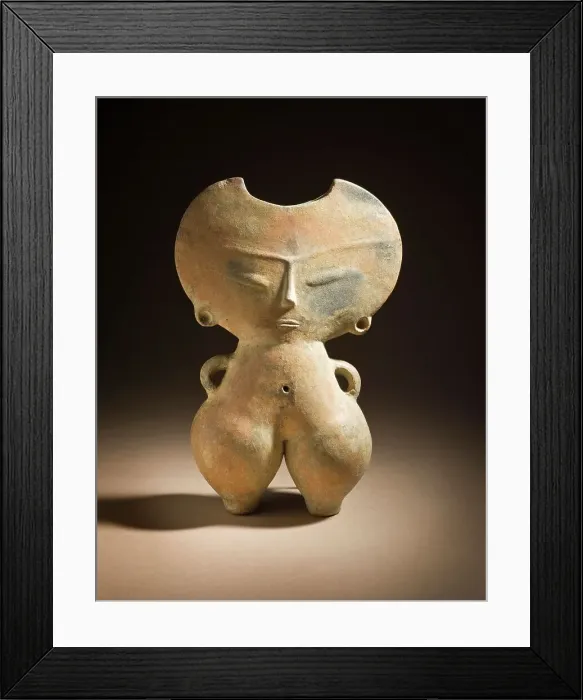 Framed Print : Female Figure, between 600 and 1200. Creator: Unknown Framed Print : Female Figure, between 600 and 1200. Creator: Unknown
