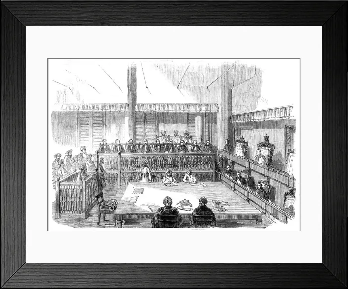 Framed Print : The Supreme Court of Madras, 1860. Creator: Unknown Framed Print : The Supreme Court of Madras, 1860. Creator: Unknown