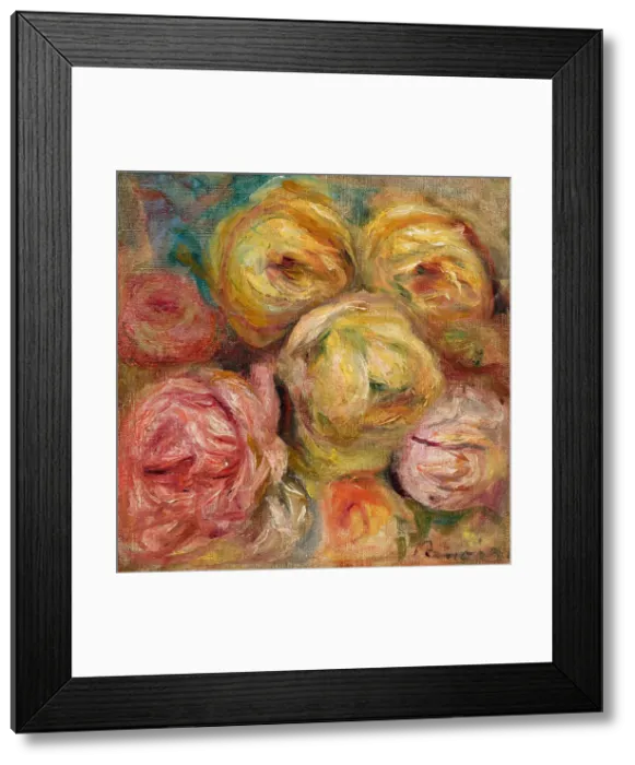 Framed Print : Roses. Creator: Renoir, Pierre Auguste (1841-1919) Framed Print : Roses. Creator: Renoir, Pierre Auguste (1841-1919)