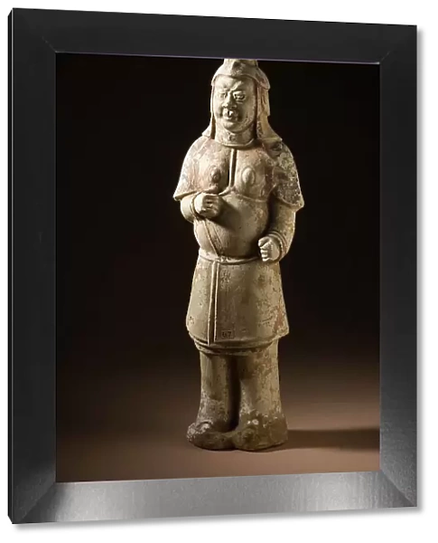 Funerary Sculpture of a Soldier (image 1 of 3), between 581 and 618. Creator: Unknown