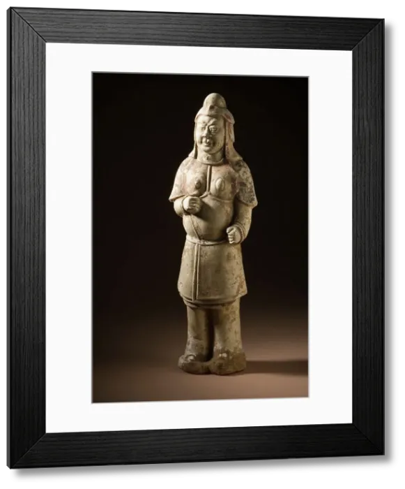 Framed Print : Funerary Sculpture of a Soldier (image 1 of 3), between 581 and 618. Creator: Unknown Framed Print : Funerary Sculpture of a Soldier (image 1 of 3), between 581 and 618. Creator: Unknown