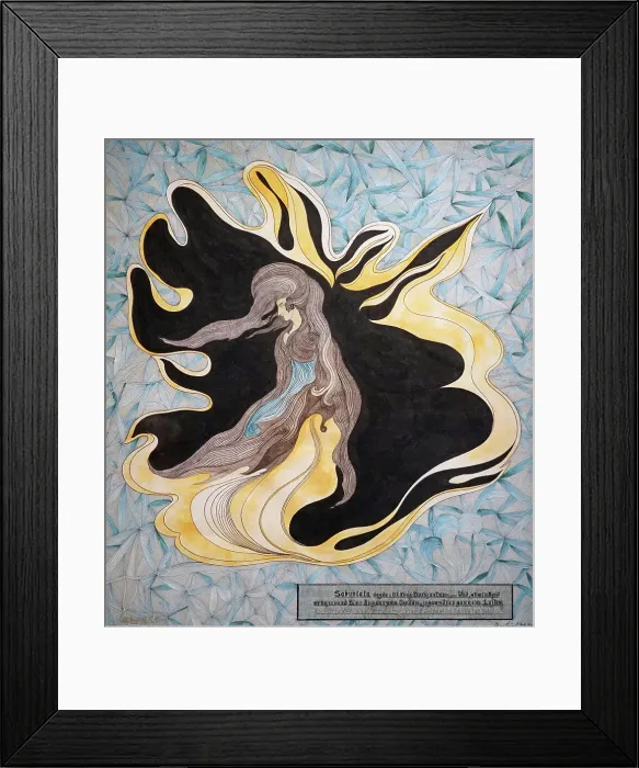 Framed Print : Sakuntala, 1900. Creator: Lund, Jens (1871-1924) Framed Print : Sakuntala, 1900. Creator: Lund, Jens (1871-1924)