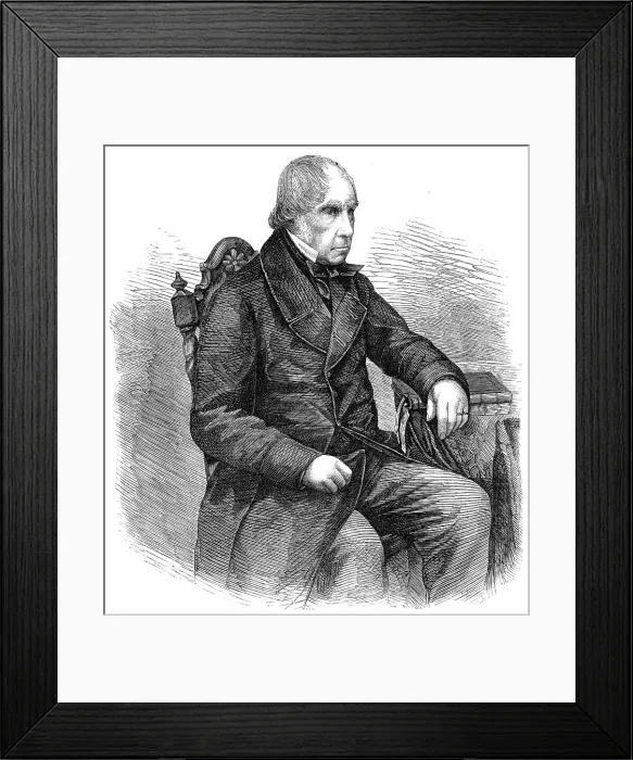Framed Print : The late Earl of Aberdeen - from a photograph by Maull and Polyblank, 1860. Creator: Unknown Framed Print : The late Earl of Aberdeen - from a photograph by Maull and Polyblank, 1860. Creator: Unknown