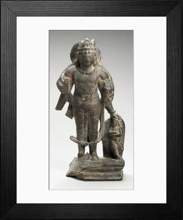 Framed Print : The God Vishnu, 7th century. Creator: Unknown Framed Print : The God Vishnu, 7th century. Creator: Unknown