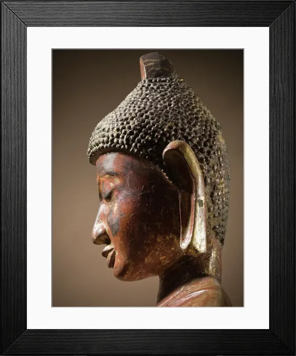 Framed Print : Buddha Shakyamuni (image 4 of 5), c.13th century. Creator: Unknown