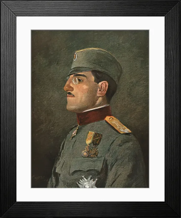 Framed Print : Le Prince Alexandre de Serbie, 1916. Creator: Vladimir Betzitch Framed Print : Le Prince Alexandre de Serbie, 1916. Creator: Vladimir Betzitch