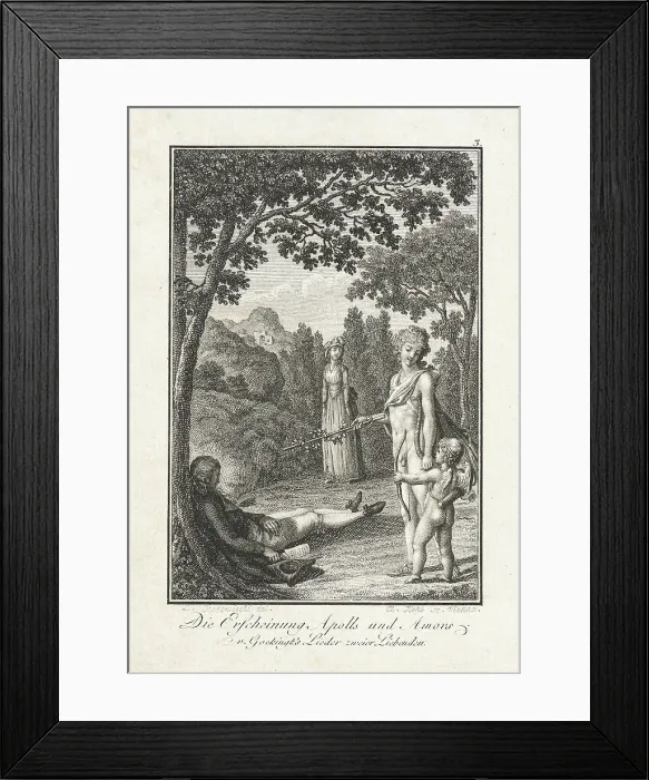 Framed Print : Illustration from Becker's Pocketbook, 1796. Creator: Daniel Nikolaus Chodowiecki Framed Print : Illustration from Becker's Pocketbook, 1796. Creator: Daniel Nikolaus Chodowiecki
