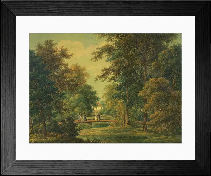 Framed Print : Magistrate Heurlin's Residence Truveholm in Västergötland. Creator: Johan Fredrik Julin Framed Print : Magistrate Heurlin's Residence Truveholm in Västergötland. Creator: Johan Fredrik Julin