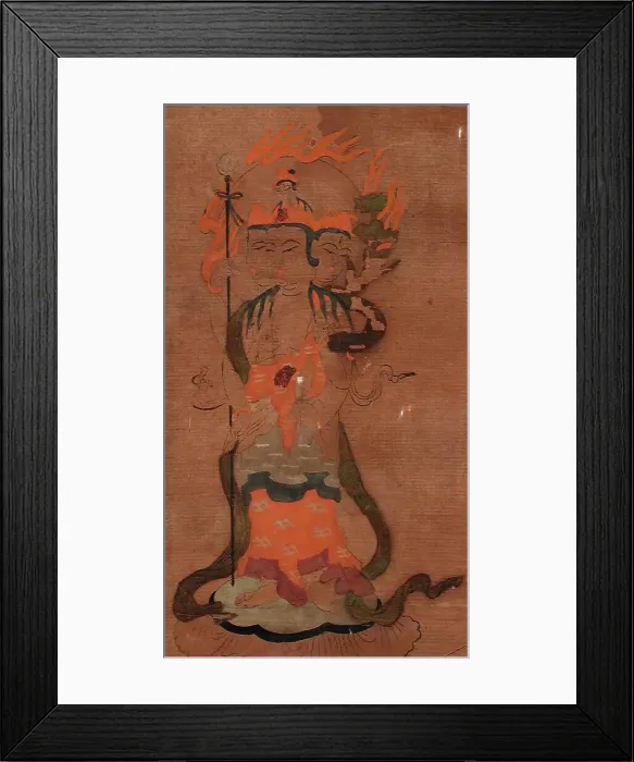 Framed Print : Buddhist Deity Bonten, 19th century. Creator: Unknown Framed Print : Buddhist Deity Bonten, 19th century. Creator: Unknown